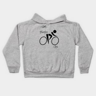 I bike therefore I am Kids Hoodie